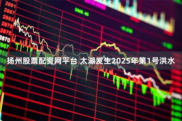 扬州股票配资网平台 太湖发生2025年第1号洪水